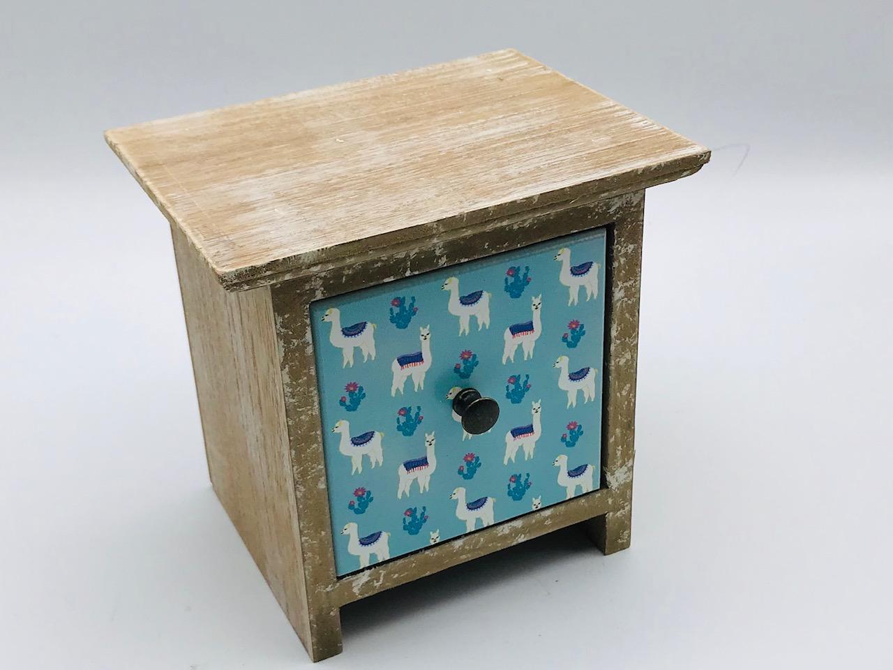 Vintage Single Drawer - Llama