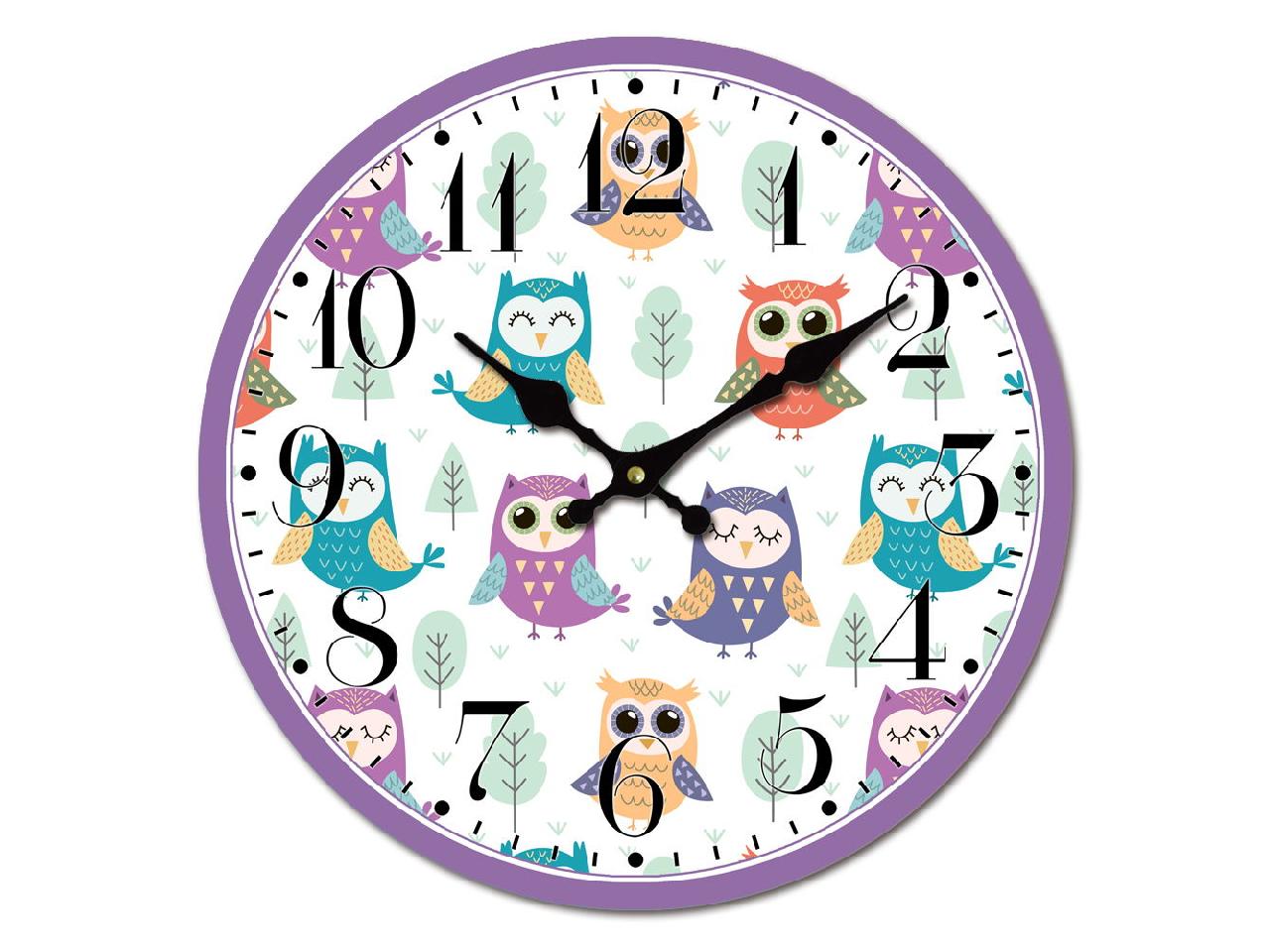Wall Clock - Little Owls